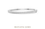 Load image into Gallery viewer, Maylaya Gems lab-grown diamond bracelet in white gold