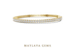 Load image into Gallery viewer, Maylaya Gems lab-grown diamond bracelet in yellow gold