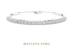 Load image into Gallery viewer, Maylaya Gems lab-grown diamond bracelet in white gold