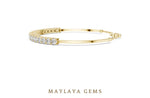 Load image into Gallery viewer, Maylaya Gems lab-grown diamond bracelet in yellow gold