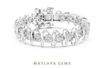 Load image into Gallery viewer, Maylaya Gems lab-grown diamond bracelet in white gold