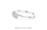 Load image into Gallery viewer, Maylaya Gems lab-grown diamond bracelet in white gold