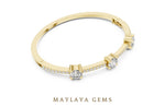 Load image into Gallery viewer, Maylaya Gems lab-grown diamond bracelet in yellow gold