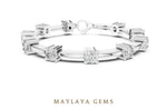 Load image into Gallery viewer, Maylaya Gems lab-grown diamond bracelet in white gold