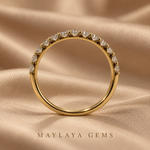 Load image into Gallery viewer, Maylaya Gems JF005 round diamond band — view 3