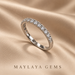 Load image into Gallery viewer, Maylaya Gems JF007 round diamond band — view 2