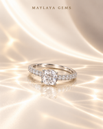 Load image into Gallery viewer, Maylaya Gems JF009 — White Background Duo, glossy cream resting view