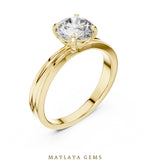 Load image into Gallery viewer, Maylaya Gems LR-0004 pre-order Yellow Gold jewelry design