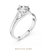 Load image into Gallery viewer, Maylaya Gems LR-0012 pre-order White Gold jewelry design