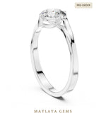Load image into Gallery viewer, Maylaya Gems LR-0013 pre-order White Gold jewelry design