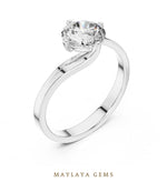 Load image into Gallery viewer, Maylaya Gems LR-0013 pre-order White Gold jewelry design