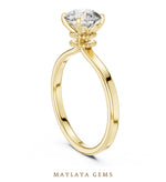 Load image into Gallery viewer, Maylaya Gems LR-0015 pre-order Yellow Gold jewelry design