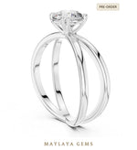 Load image into Gallery viewer, Maylaya Gems LR-0021 pre-order White Gold jewelry design