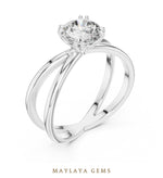 Load image into Gallery viewer, Maylaya Gems LR-0021 pre-order White Gold jewelry design