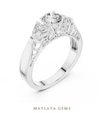 Load image into Gallery viewer, Maylaya Gems LR-0029 pre-order White Gold jewelry design
