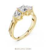 Load image into Gallery viewer, Maylaya Gems LR-0030 pre-order Yellow Gold jewelry design