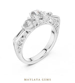 Load image into Gallery viewer, Maylaya Gems LR-0031 pre-order White Gold jewelry design