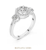 Load image into Gallery viewer, Maylaya Gems LR-0032 pre-order White Gold jewelry design