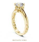 Load image into Gallery viewer, Maylaya Gems LR-0044 pre-order Yellow Gold jewelry design