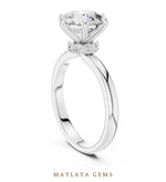 Load image into Gallery viewer, Maylaya Gems lab-grown diamond ring in white gold