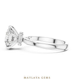 Load image into Gallery viewer, Maylaya Gems lab-grown diamond ring in white gold