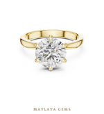 Load image into Gallery viewer, Maylaya Gems lab-grown diamond ring in yellow gold