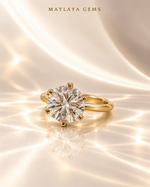 Load image into Gallery viewer, Maylaya Gems M111 — White Background Duo, glossy cream resting view