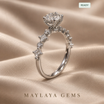Load image into Gallery viewer, Women's round-diamond ring M181 for MG-CR-30