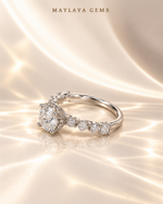 Load image into Gallery viewer, Maylaya Gems M181 — White Background Duo, glossy cream resting view