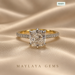 Load image into Gallery viewer, Maylaya Gems N04 cushion diamond ring — view 1