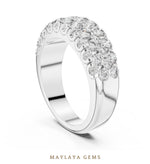 Load image into Gallery viewer, Maylaya Gems lab-grown diamond ring in white gold