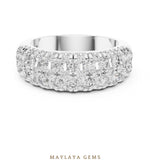 Load image into Gallery viewer, Maylaya Gems lab-grown diamond ring in white gold