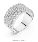 Load image into Gallery viewer, Maylaya Gems lab-grown diamond ring in white gold