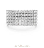 Load image into Gallery viewer, Maylaya Gems lab-grown diamond ring in white gold