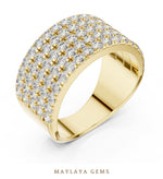 Load image into Gallery viewer, Maylaya Gems lab-grown diamond ring in yellow gold