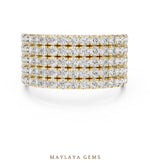 Load image into Gallery viewer, Maylaya Gems lab-grown diamond ring in yellow gold