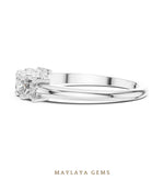 Load image into Gallery viewer, Maylaya Gems lab-grown diamond ring in white gold