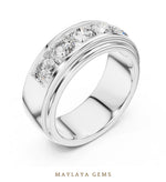 Load image into Gallery viewer, Maylaya Gems lab-grown diamond ring in white gold