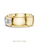 Load image into Gallery viewer, Maylaya Gems lab-grown diamond ring in yellow gold