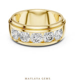 Load image into Gallery viewer, Maylaya Gems lab-grown diamond ring in yellow gold