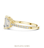 Load image into Gallery viewer, Maylaya Gems lab-grown diamond ring in yellow gold