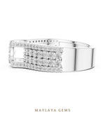 Load image into Gallery viewer, Maylaya Gems lab-grown diamond ring in white gold