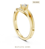 Load image into Gallery viewer, Maylaya Gems lab-grown diamond ring in yellow gold