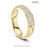 Load image into Gallery viewer, Maylaya Gems lab-grown diamond ring in yellow gold