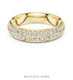 Load image into Gallery viewer, Maylaya Gems lab-grown diamond ring in yellow gold