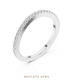 Load image into Gallery viewer, Maylaya Gems lab-grown diamond ring in white gold