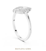 Load image into Gallery viewer, Maylaya Gems lab-grown diamond ring in white gold