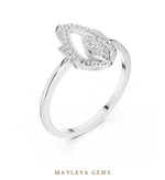 Load image into Gallery viewer, Maylaya Gems lab-grown diamond ring in white gold