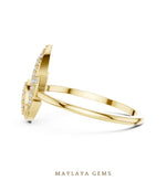 Load image into Gallery viewer, Maylaya Gems lab-grown diamond ring in yellow gold