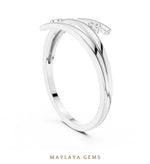 Load image into Gallery viewer, Maylaya Gems lab-grown diamond ring in white gold
